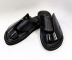 C Collection Calfskin Sandal - Black