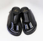C Collection Calfskin Sandal - Black