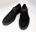 C Collection Suede Lace Up Shoe - Black
