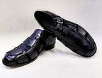C Collection Crocodile Sandal - Blue