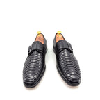 C Collection Python Print Monkstrap - Black