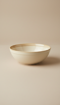 Porcelain Serving Bowl with Matte Glaze