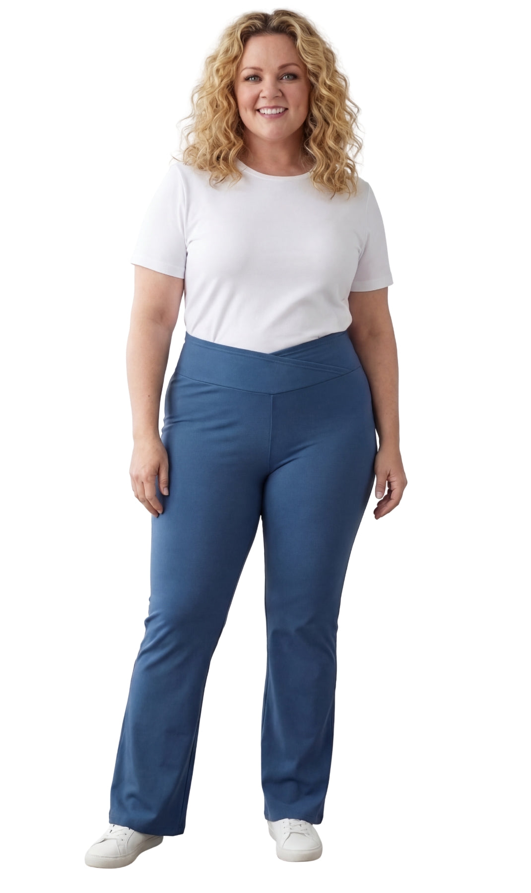 Bootcut Flare Crossover Waist Leggings