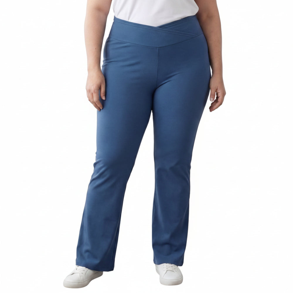 Bootcut Flare Crossover Waist Leggings