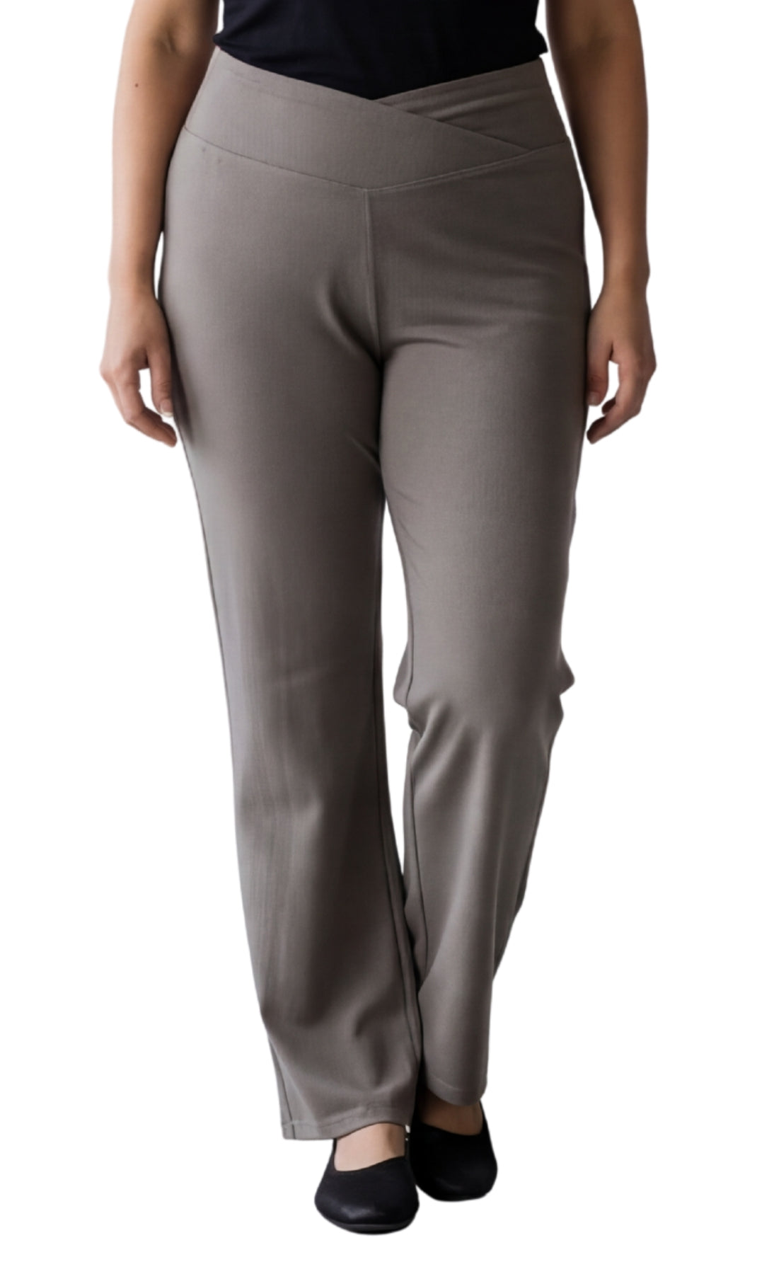 Bootcut Flare Crossover Waist Leggings