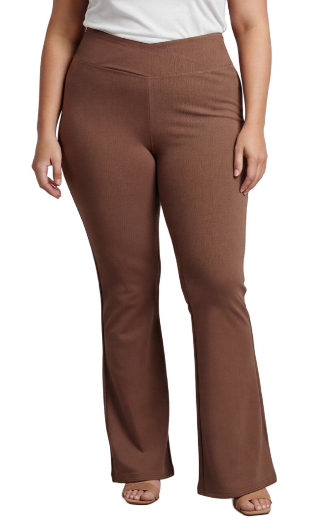 Bootcut Flare Crossover Waist Leggings