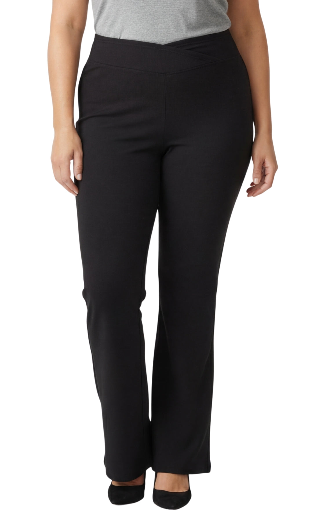 Bootcut Flare Crossover Waist Leggings