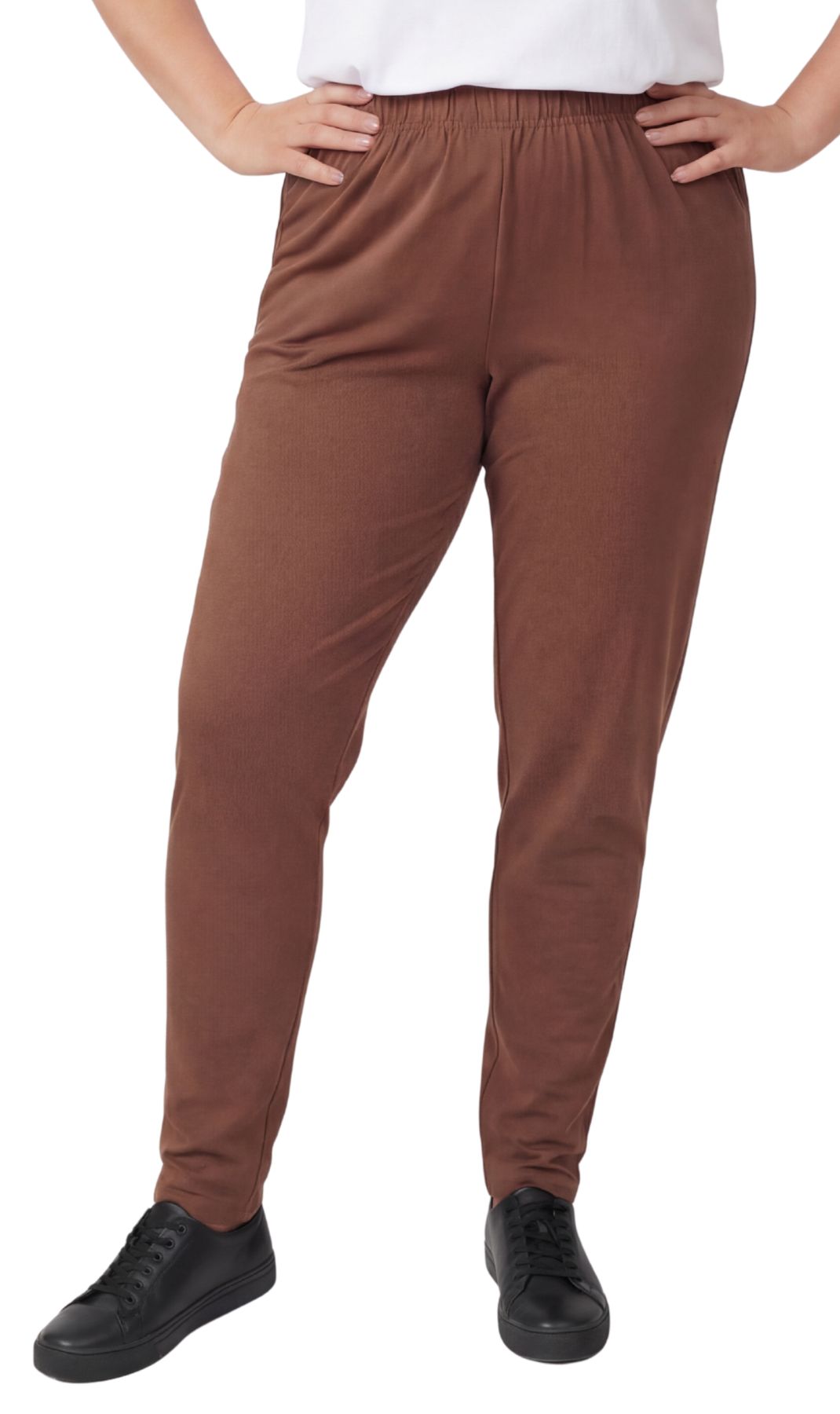 High-Waisted Cotton Stretch Leggings