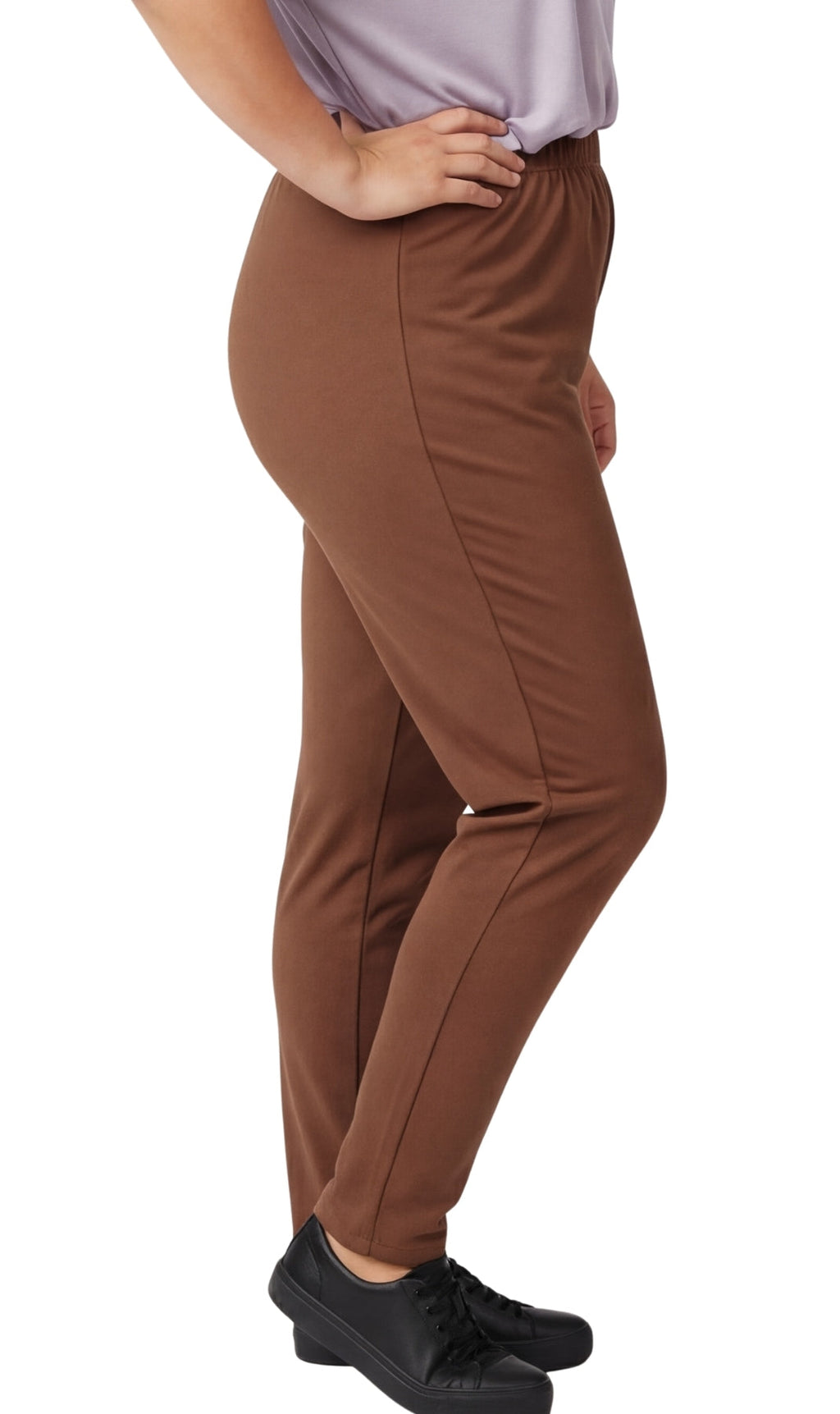 High-Waisted Cotton Stretch Leggings