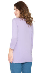3/4 Sleeve Henley Top