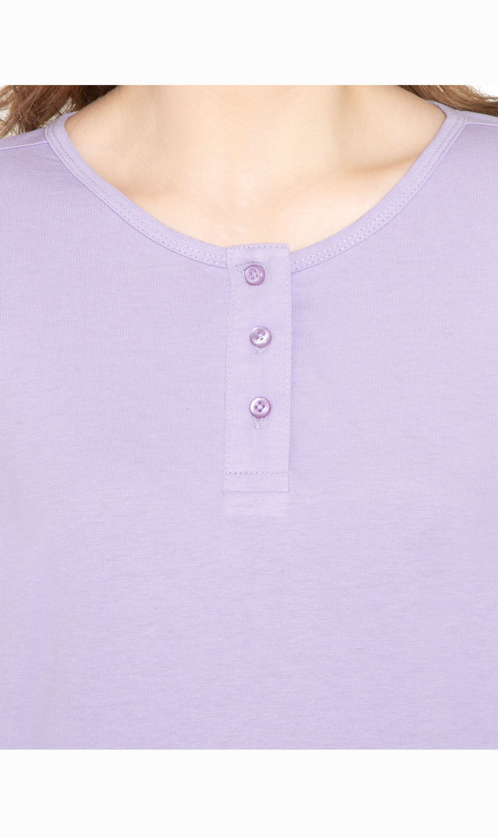 3/4 Sleeve Henley Top