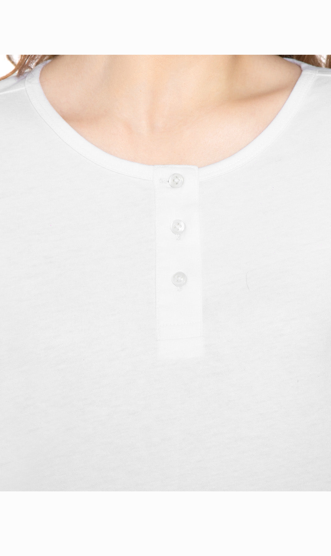 3/4 Sleeve Henley Top