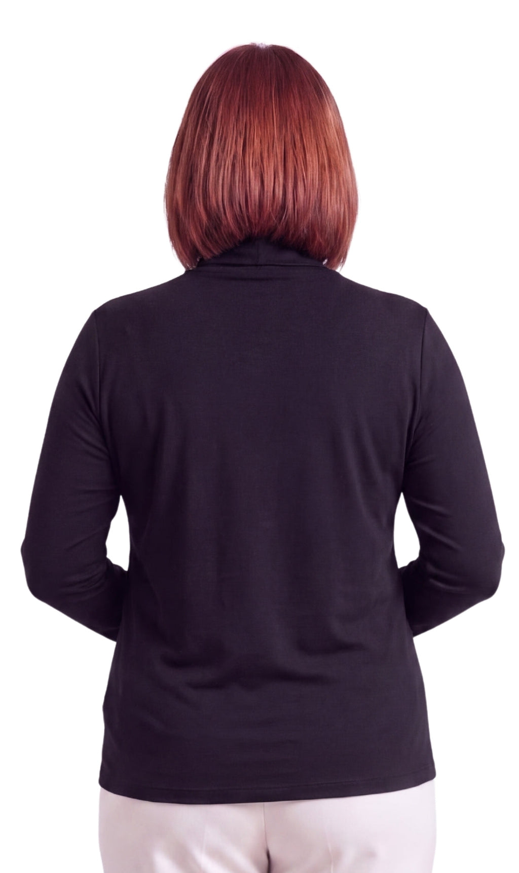 Women's Relaxed Fit Turtleneck Top