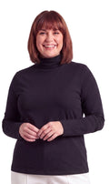 Women's Relaxed Fit Turtleneck Top