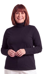 Women's Relaxed Fit Turtleneck Top