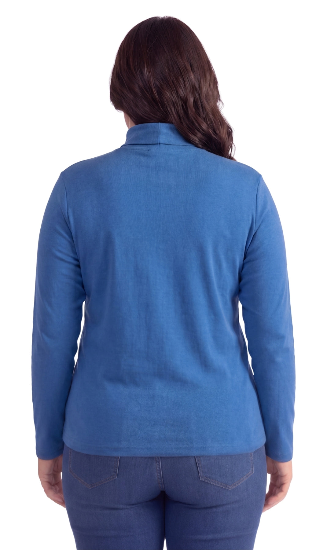 Women's Relaxed Fit Turtleneck Top