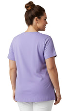 Scalloped Neckline Embellished Tee