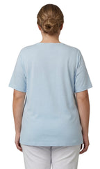 Scalloped Neckline Embellished Tee