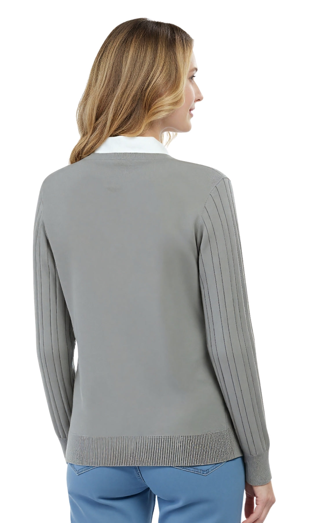 Cable Knit Button Front Cardigan