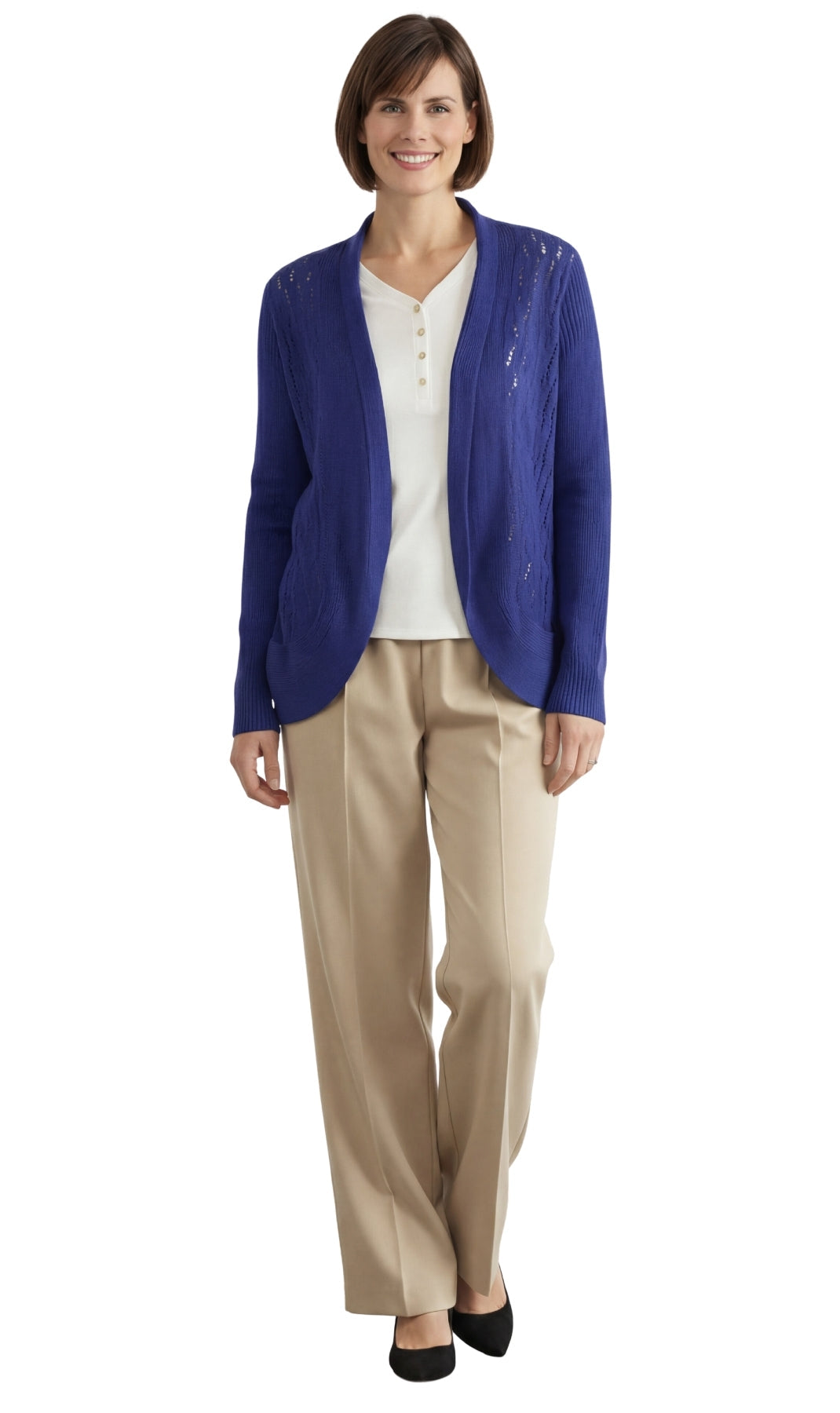 Lightweight Glitter Open Front Shrug
