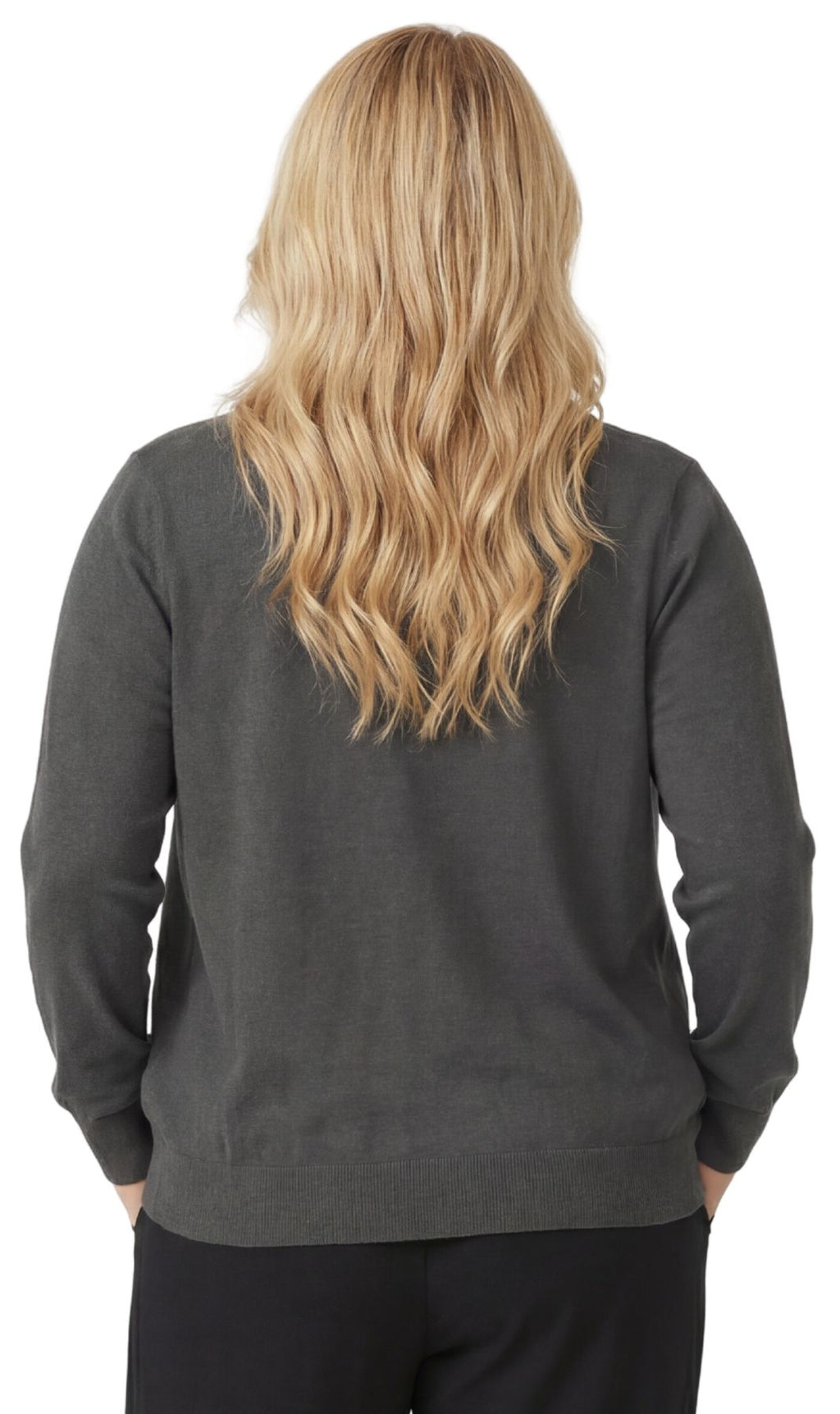 Button Front Cotton Blend Cardigan