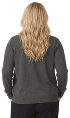 Button Front Cotton Blend Cardigan