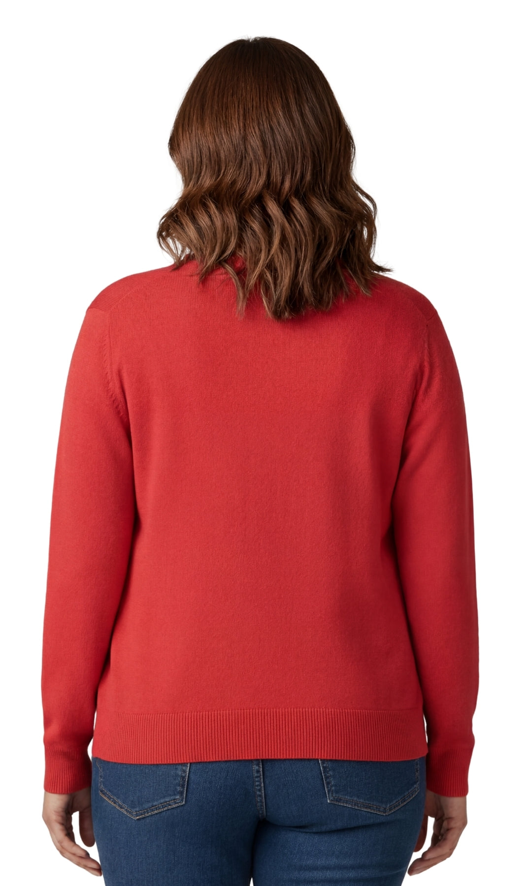 Button Front Cotton Blend Cardigan