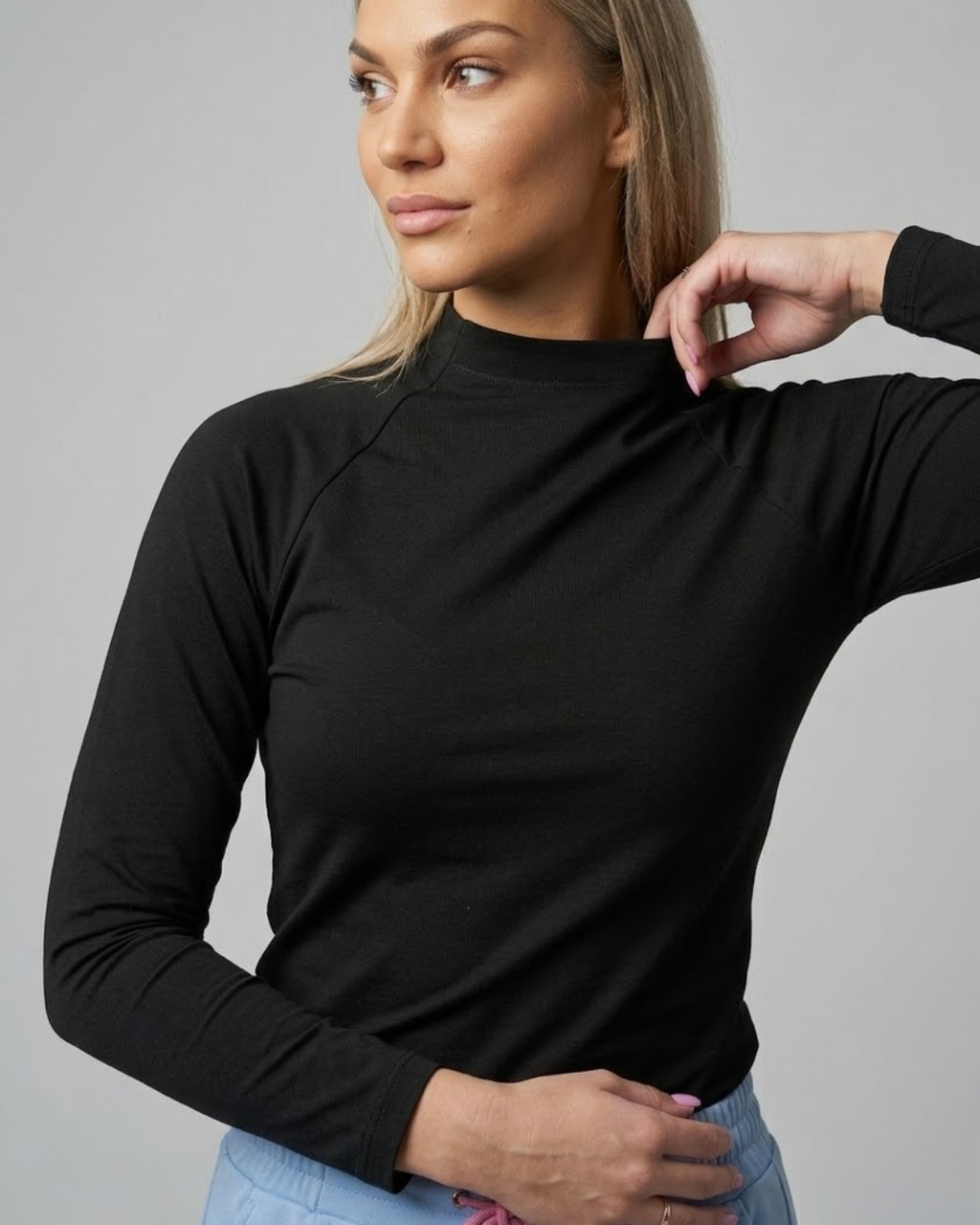 Long Sleeve Scrub Top
