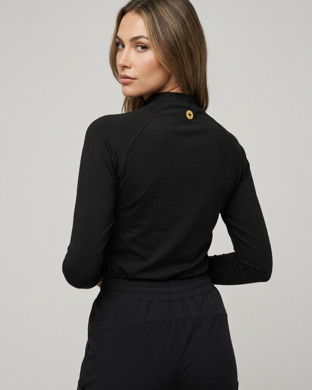 Long Sleeve Scrub Top