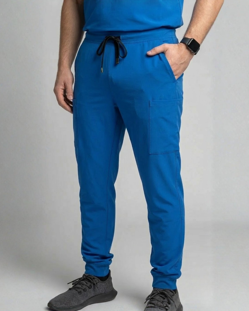 Men's Cobalt Scrub Joggers