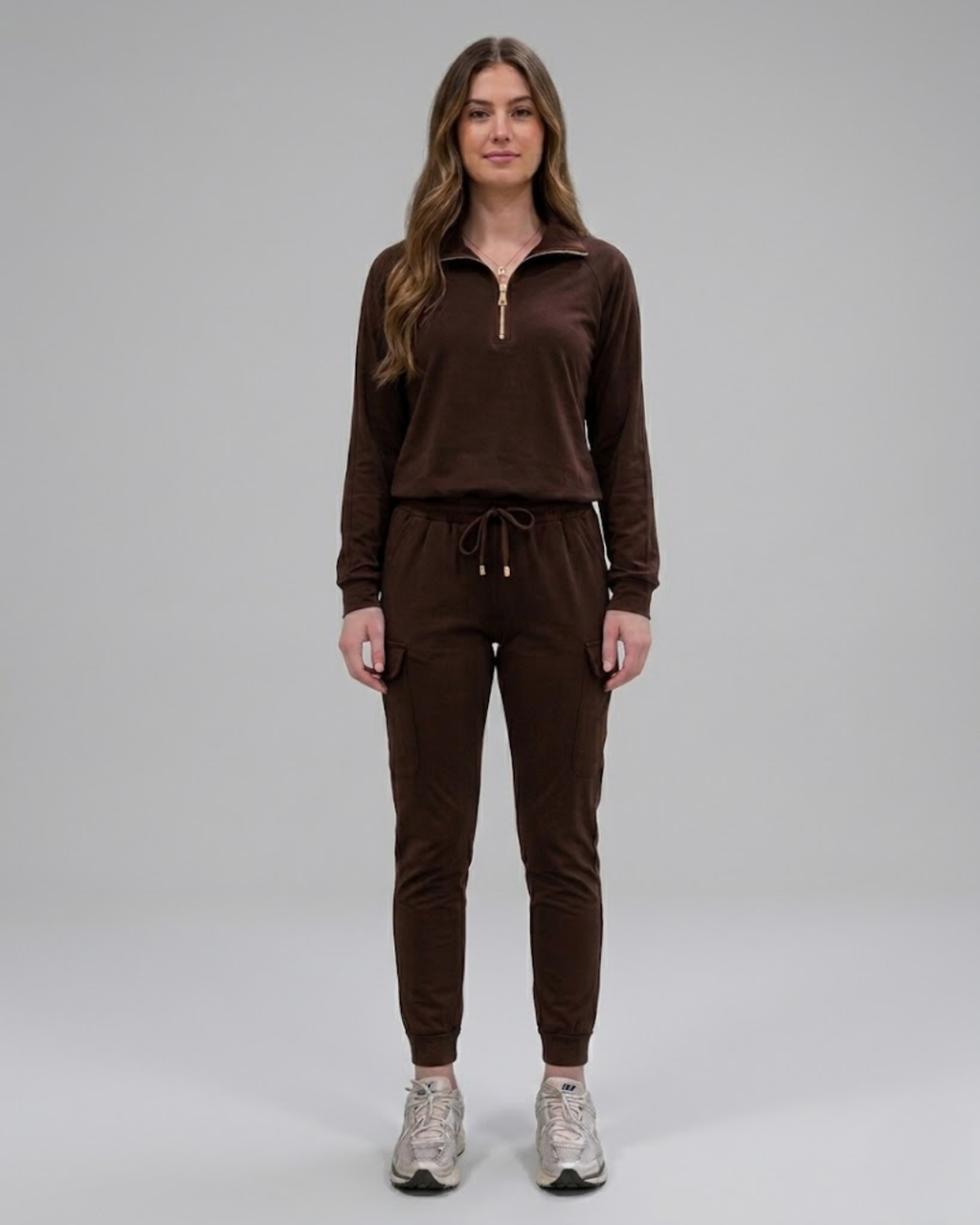 The Sculpt Cargo Joggers - Espresso