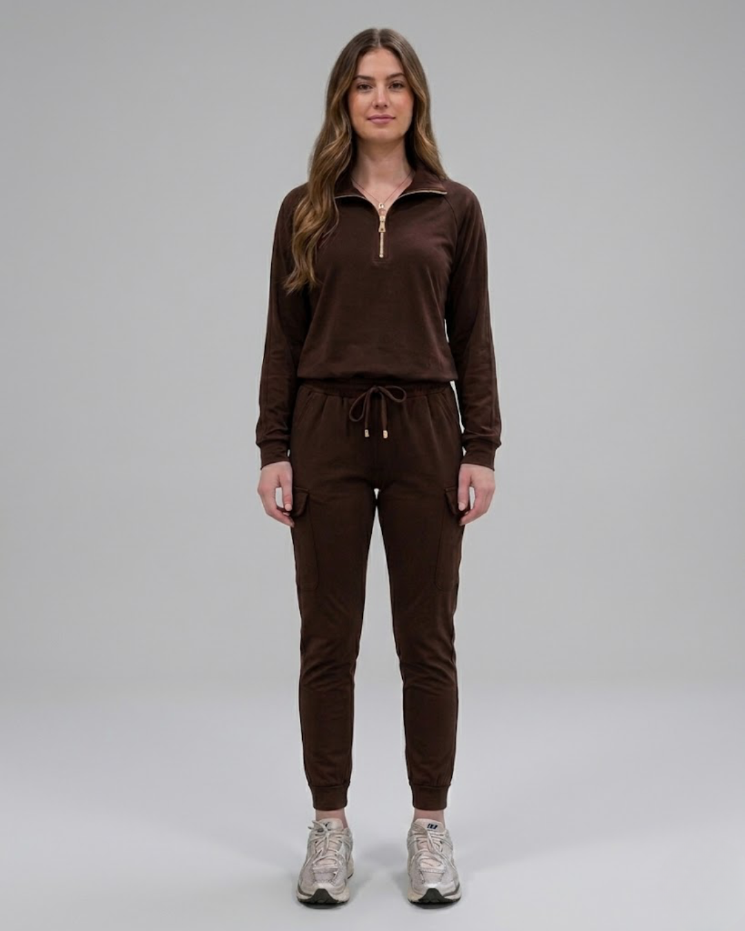 The Sculpt Cargo Joggers - Espresso