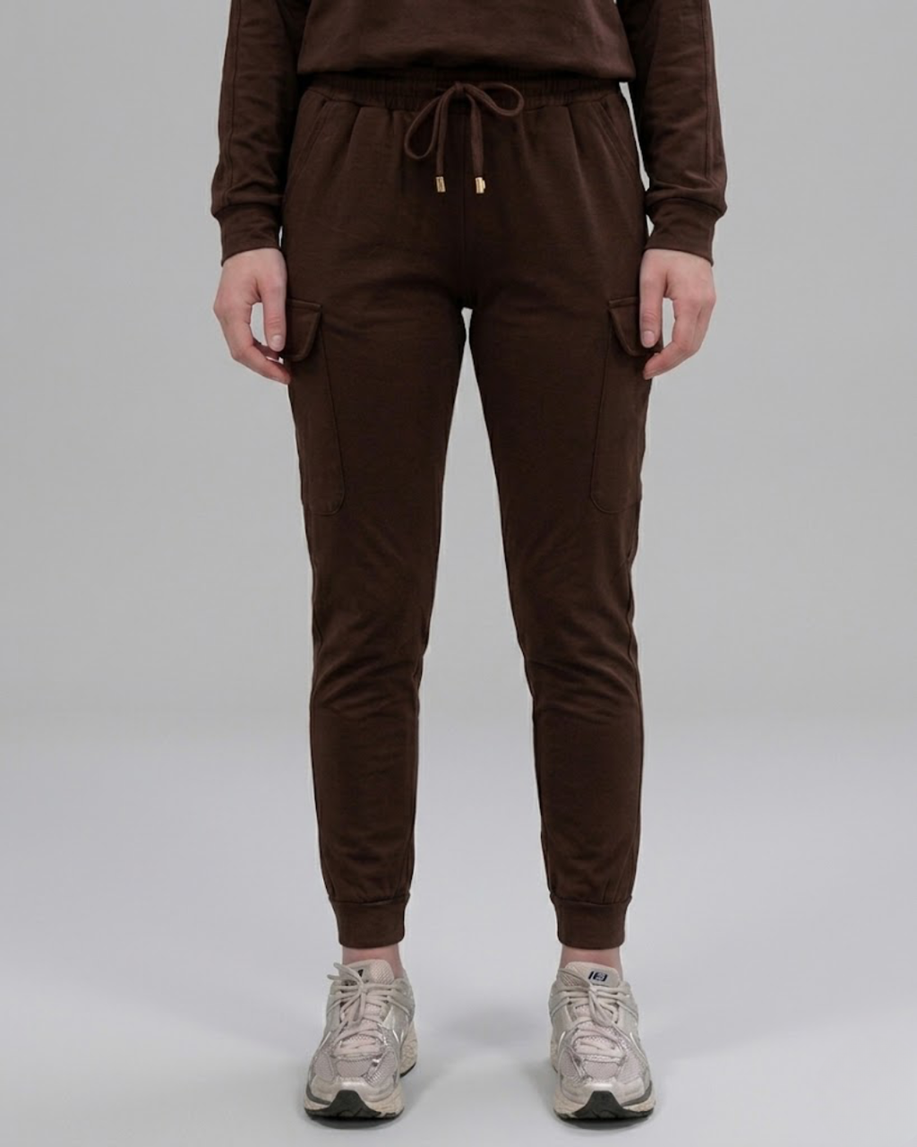 The Sculpt Cargo Joggers - Espresso