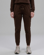 The Sculpt Cargo Joggers - Espresso