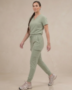 Fitted V-Neck Scrub Top