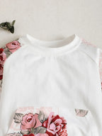 Children's Floral Top and Pants Set