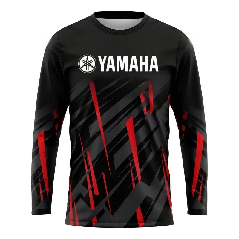2026 Yamaha Design New Racing Cycling Suit - Men’s Off-Road Motorcycle Sports Fast Drying Long Sleeved Loose Jersey - Pendo Store