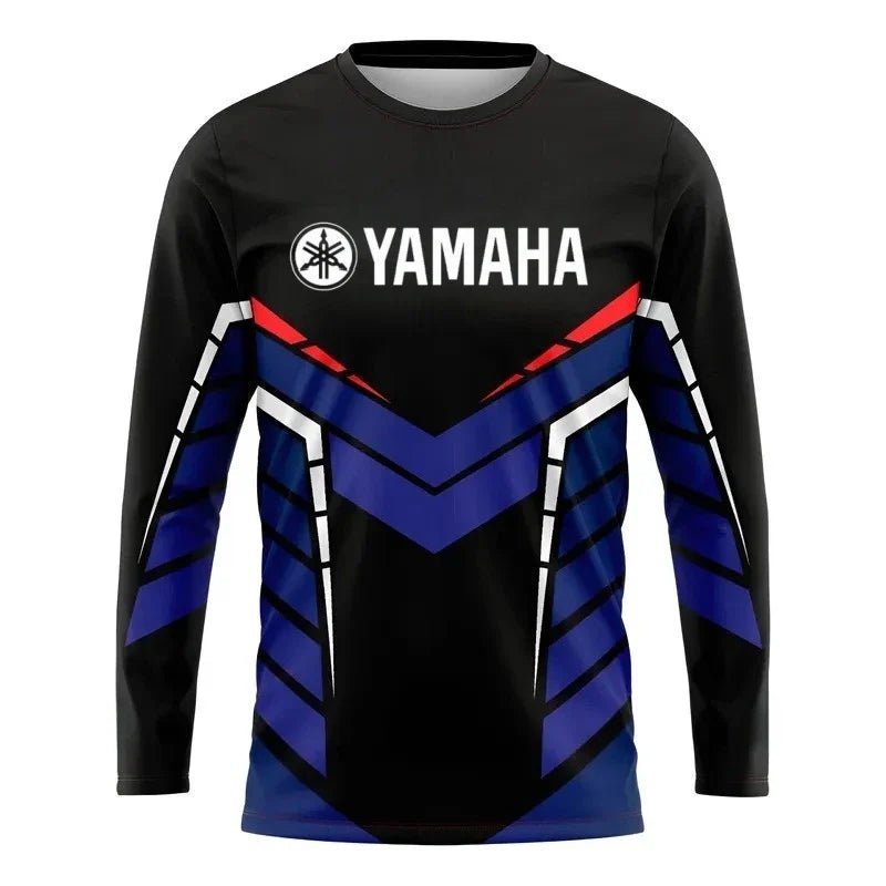 2026 Yamaha Design New Racing Cycling Suit - Men’s Off-Road Motorcycle Sports Fast Drying Long Sleeved Loose Jersey - Pendo Store
