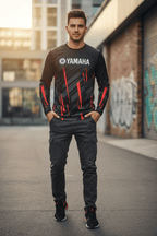 2026 Yamaha Design New Racing Cycling Suit - Men’s Off-Road Motorcycle Sports Fast Drying Long Sleeved Loose Jersey - Pendo Store