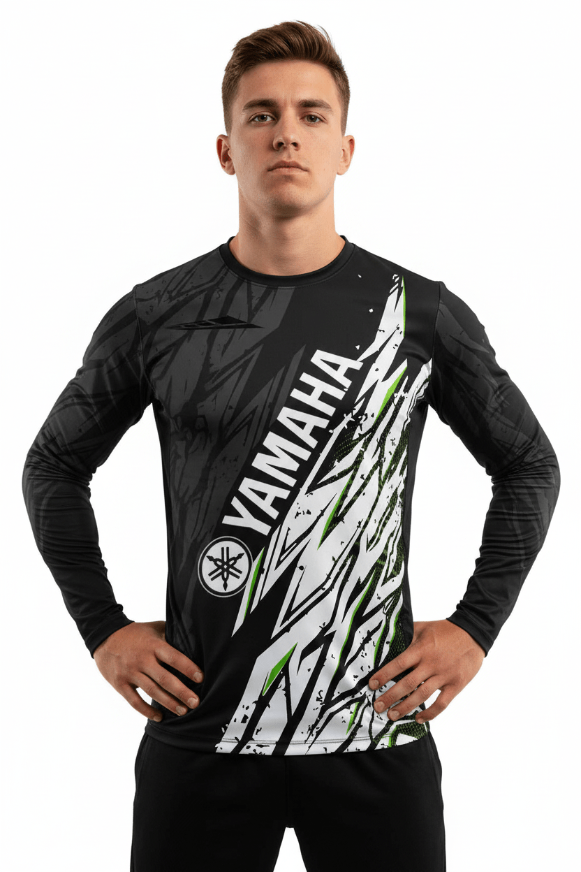 2026 Yamaha Design New Racing Cycling Suit - Men’s Off-Road Motorcycle Sports Fast Drying Long Sleeved Loose Jersey - Pendo Store