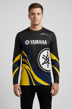 2026 Yamaha Design New Racing Cycling Suit - Men’s Off-Road Motorcycle Sports Fast Drying Long Sleeved Loose Jersey - Pendo Store