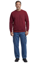 3-Pocket Raglan Fleece Sweatshirt