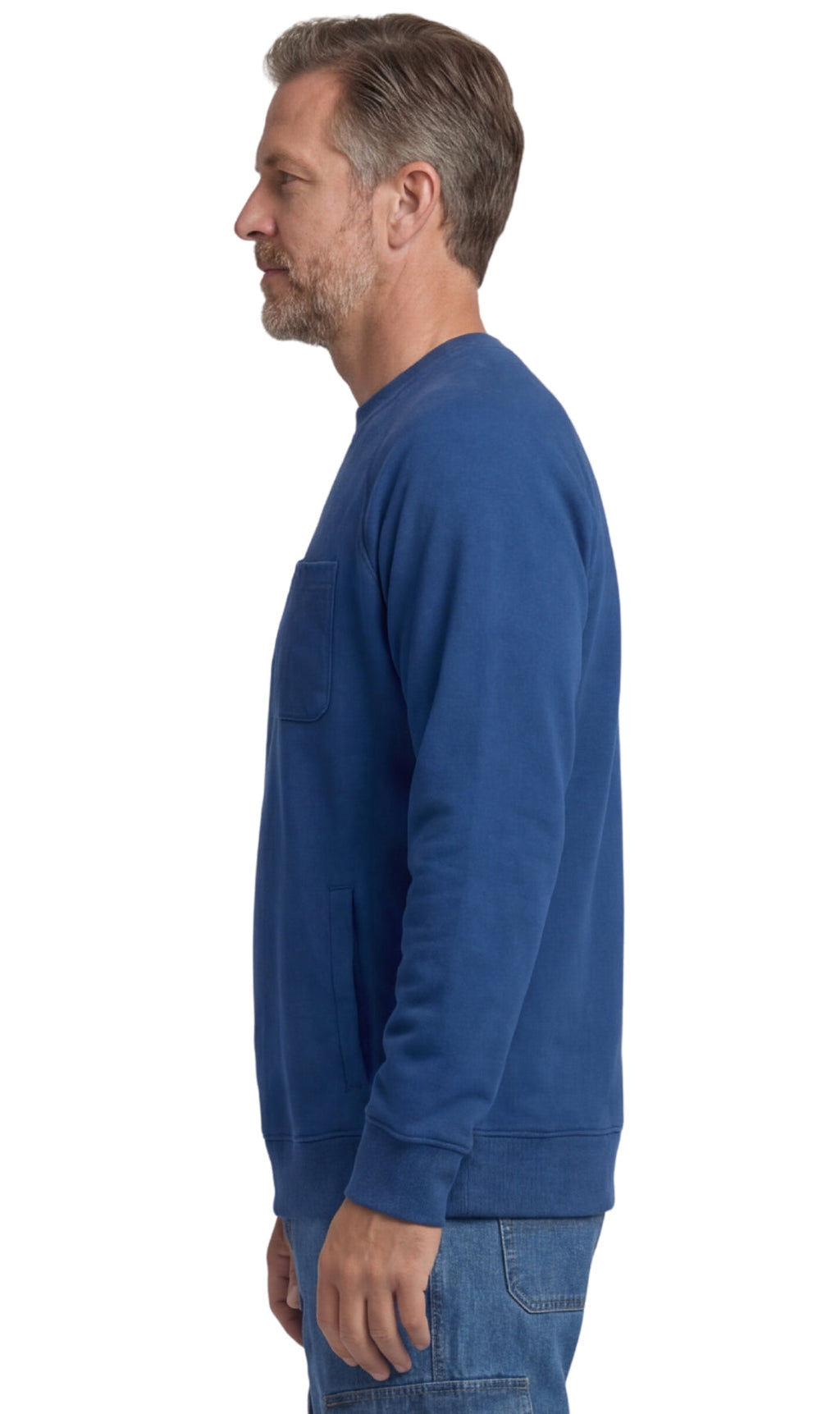 3-Pocket Raglan Fleece Sweatshirt
