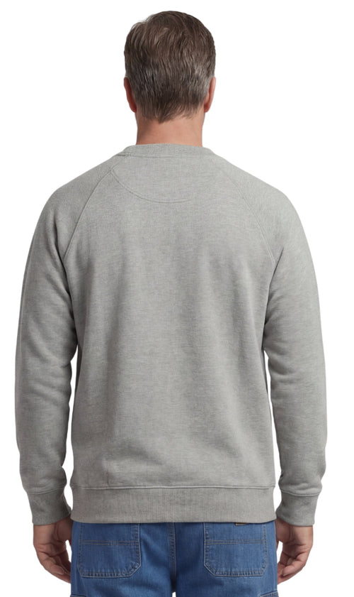 3-Pocket Raglan Fleece Sweatshirt