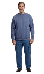 3-Pocket Raglan Fleece Sweatshirt