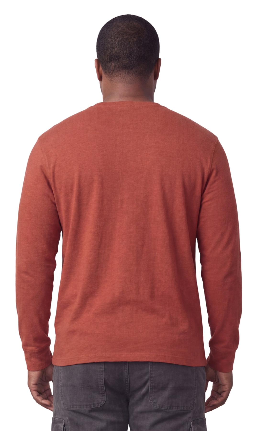 Long Sleeve Henley Pocket Shirt