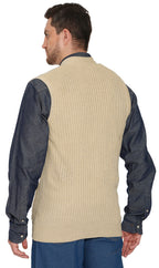 Rib Knit Button Front Sweater Vest