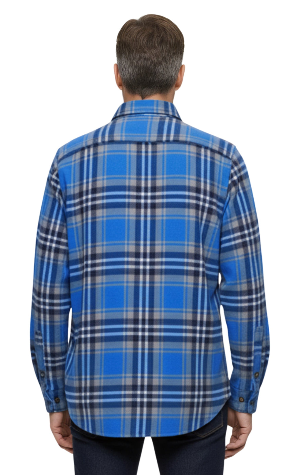 Heathered Fleece Pocket Overshirt