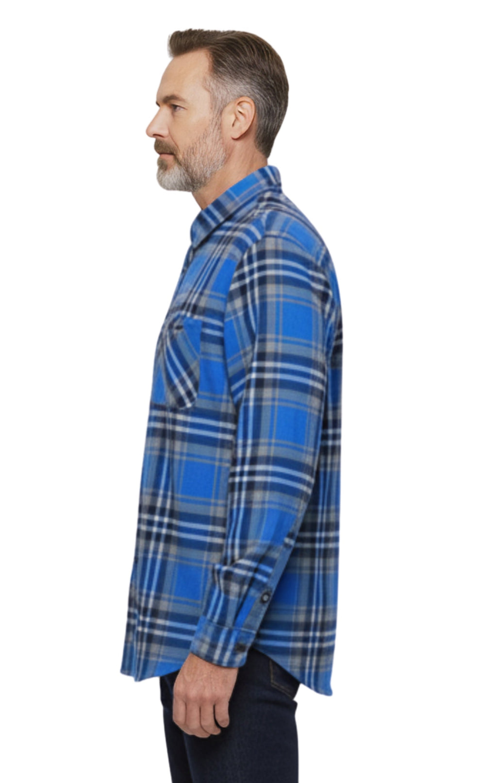 Heathered Fleece Pocket Overshirt