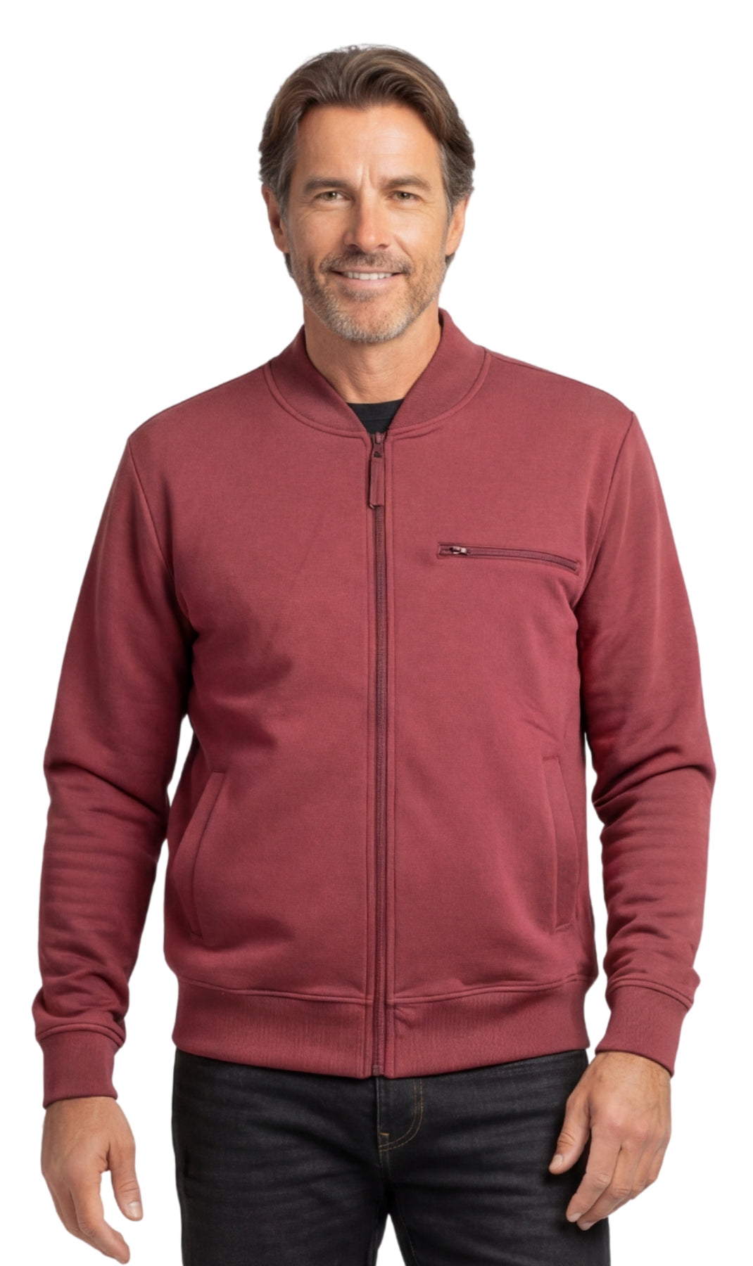 Lightweight Baseball Fleece Jacket